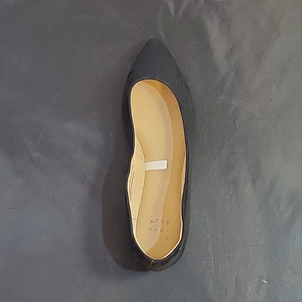 BRAND NEW A.NEW DAY FAUX SUEDE POINTED TOE WOMEN"S FLAT SHOE - Picture 14 of 15